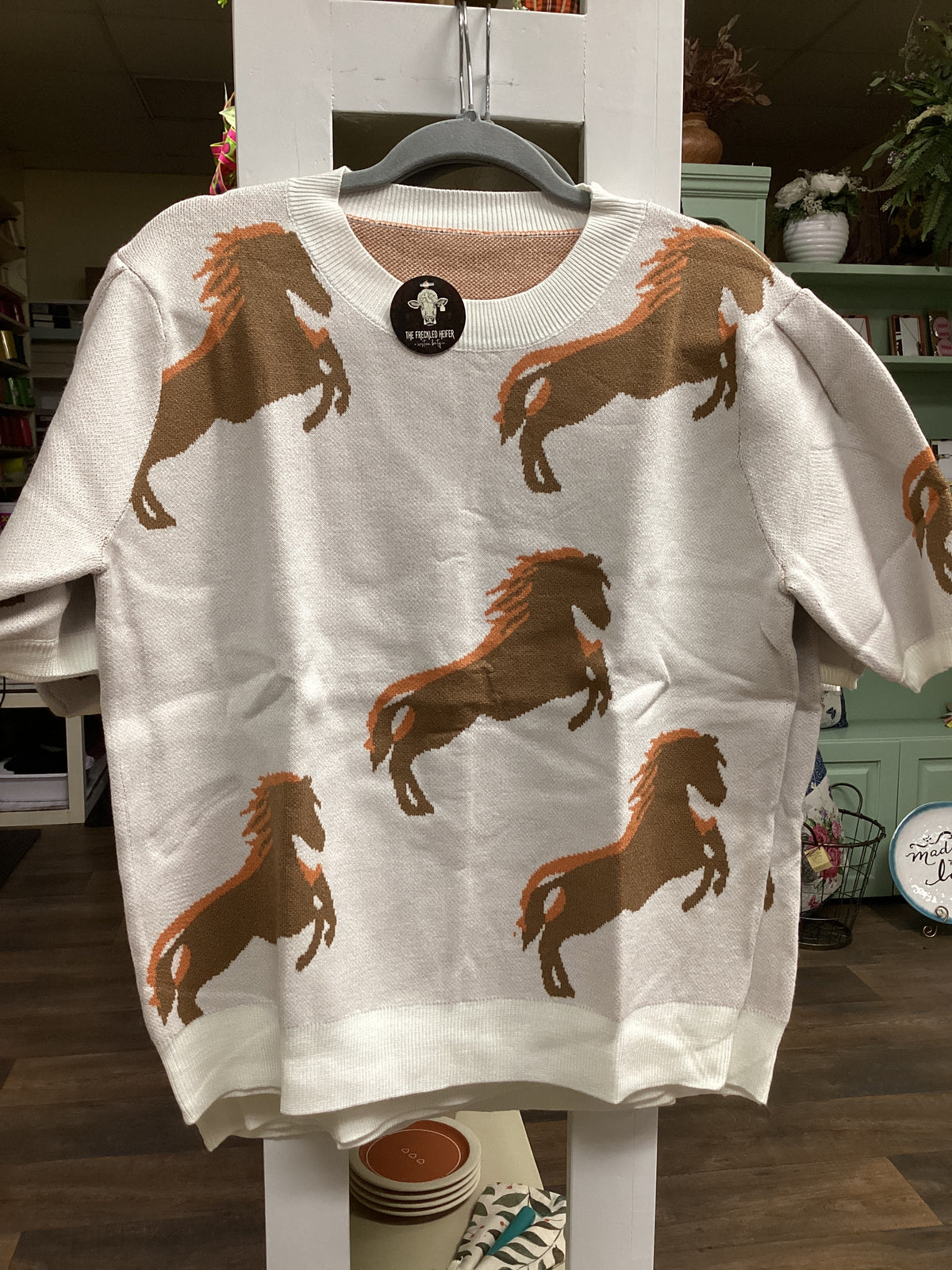 Horse Short Sleeve Knit