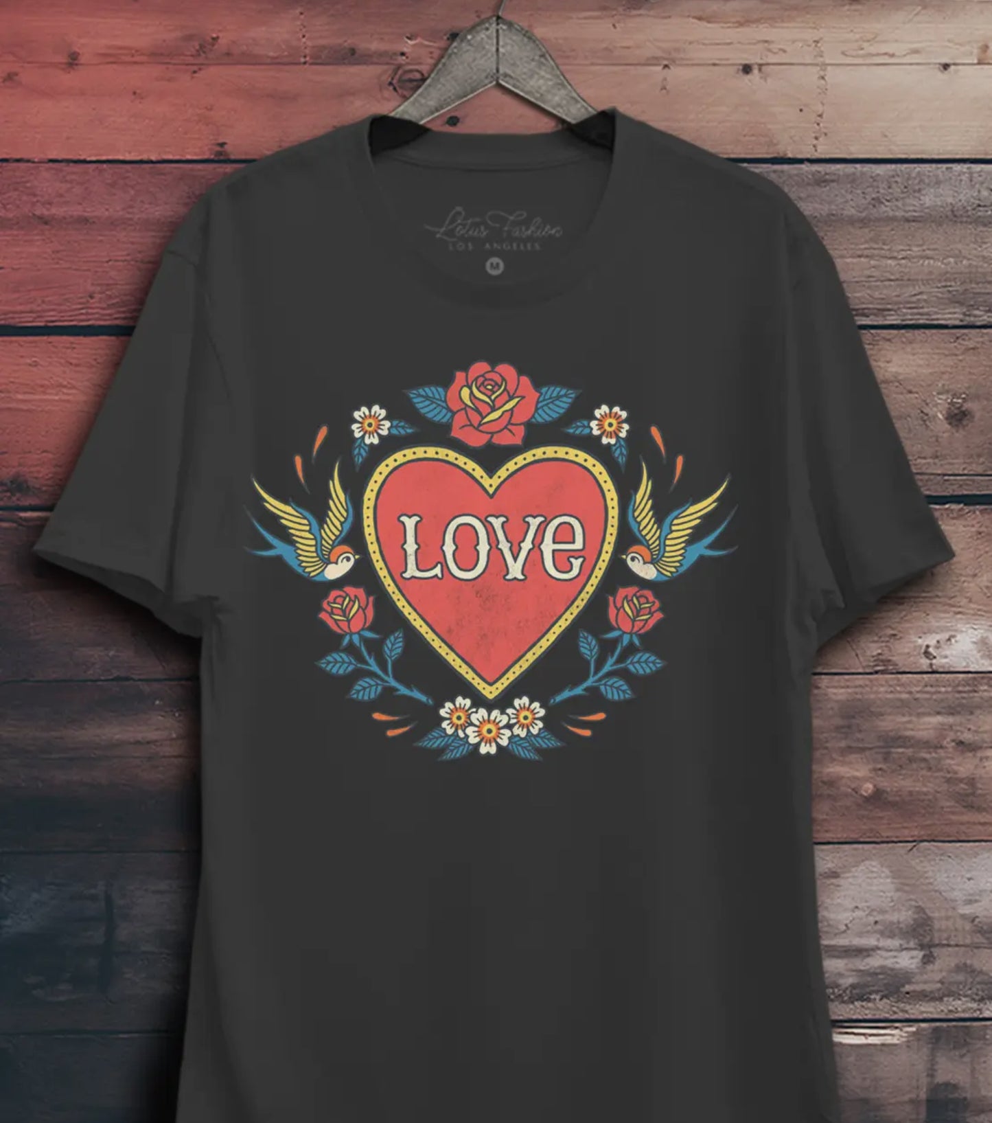 Love Bird Tattoo Graphic