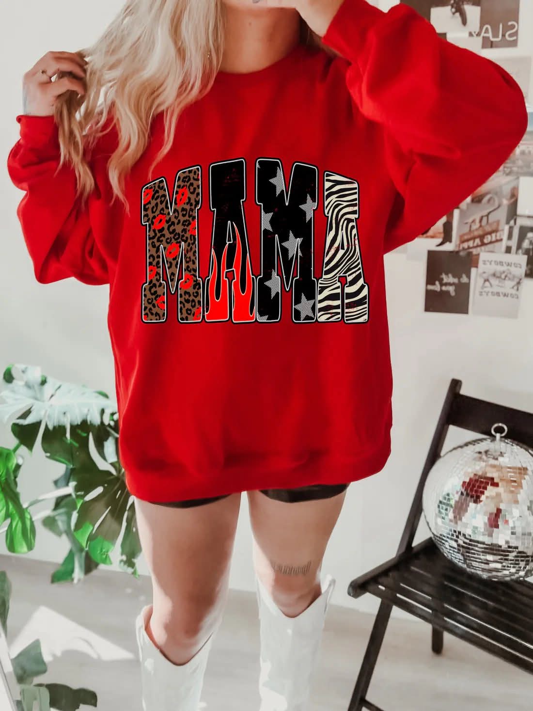 Hot Lips Mama Sweatshirt