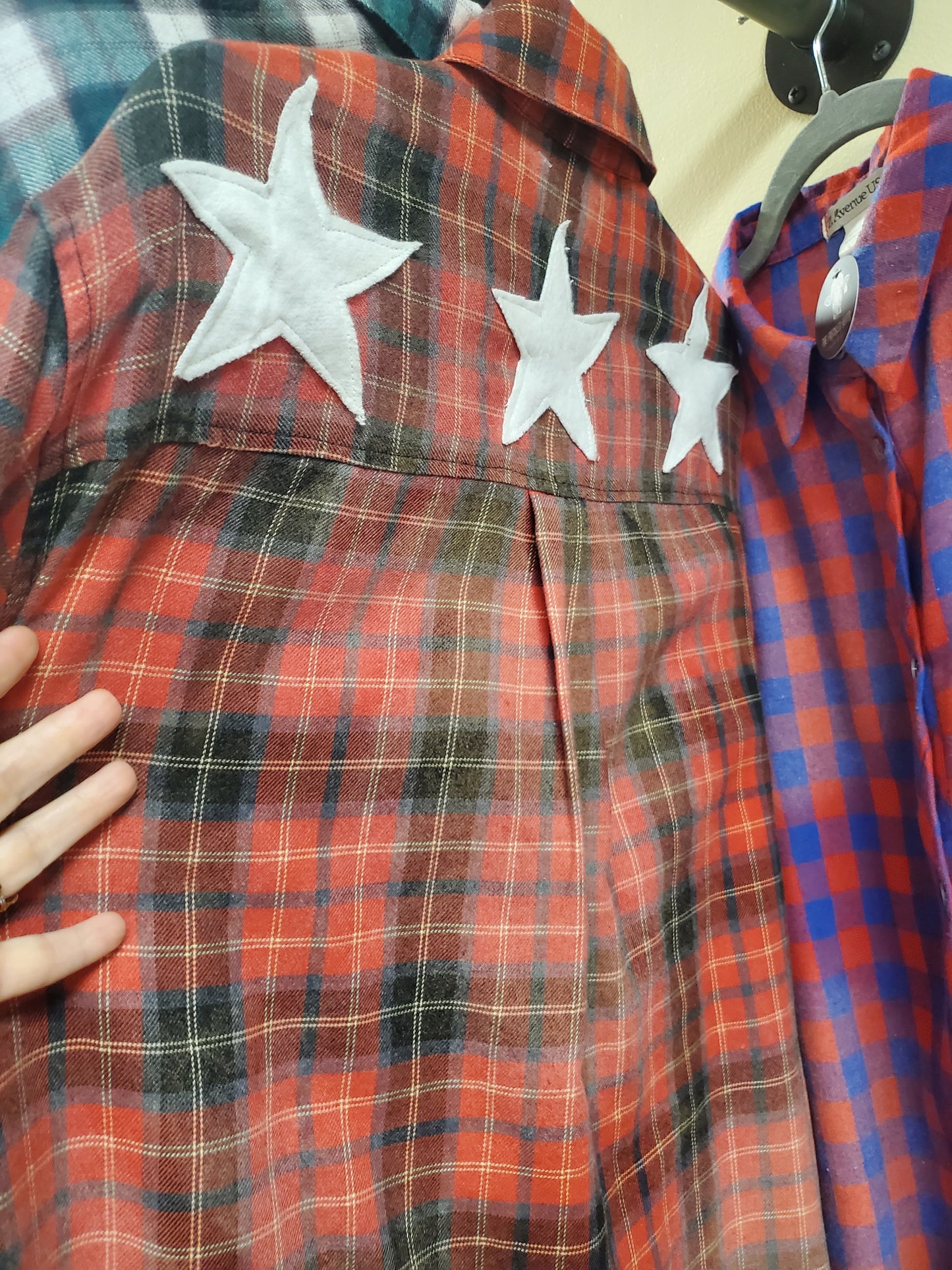 Bleached Flannel/Plaid