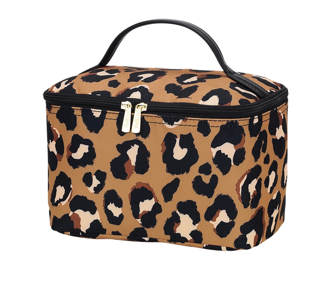 Leopard Cosmetic Bag Large