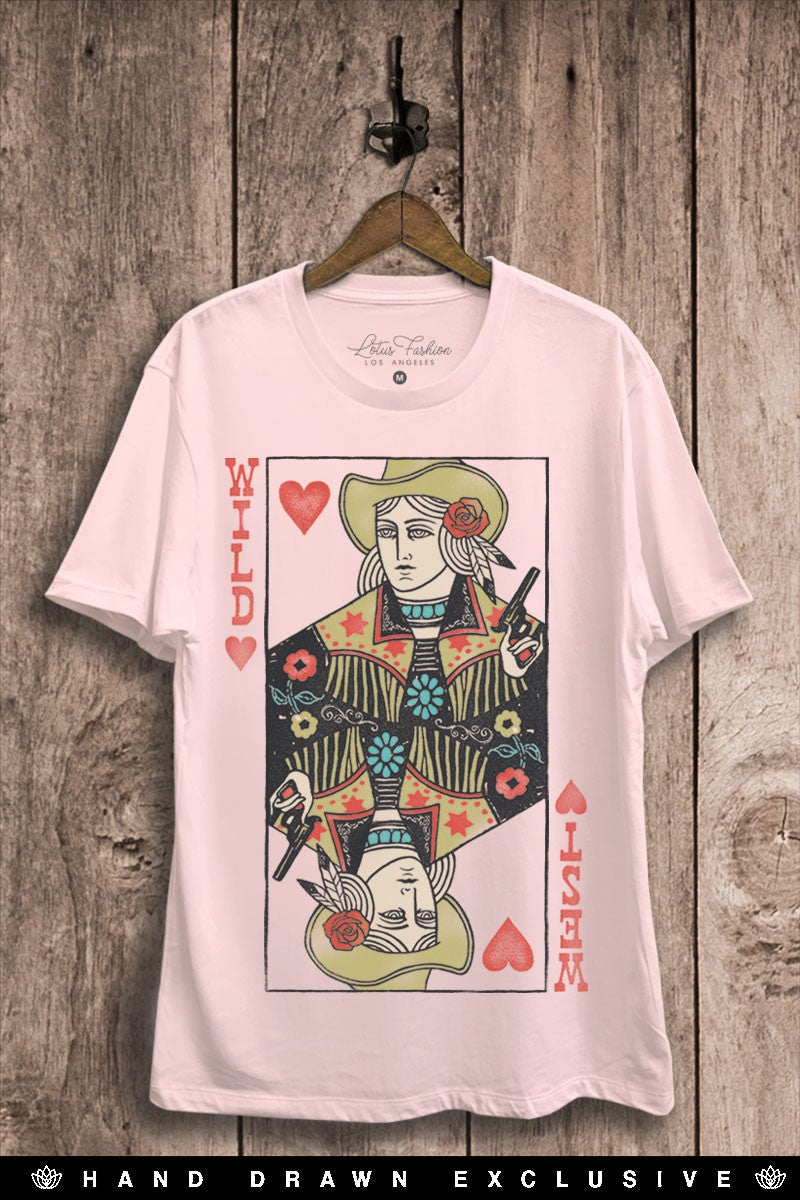 Western Queen of Hearts Tshirt