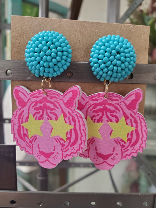 Tiger Star Earrings