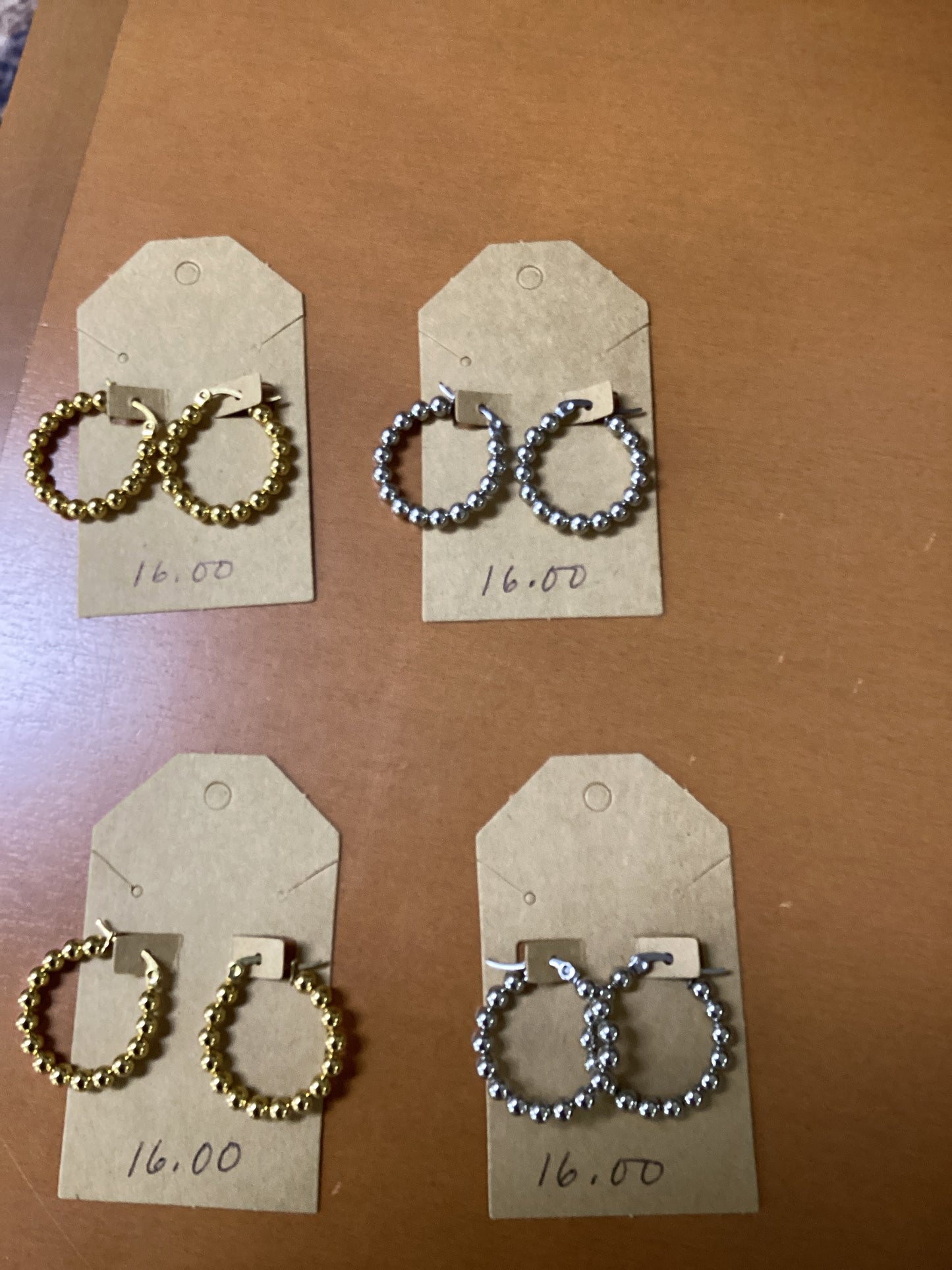 Gold or silver Hoop Earrings