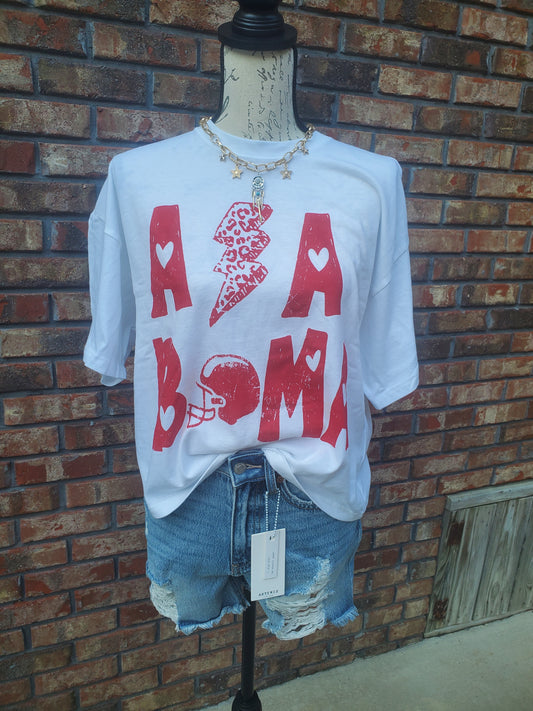 Alabama Crop T shirt