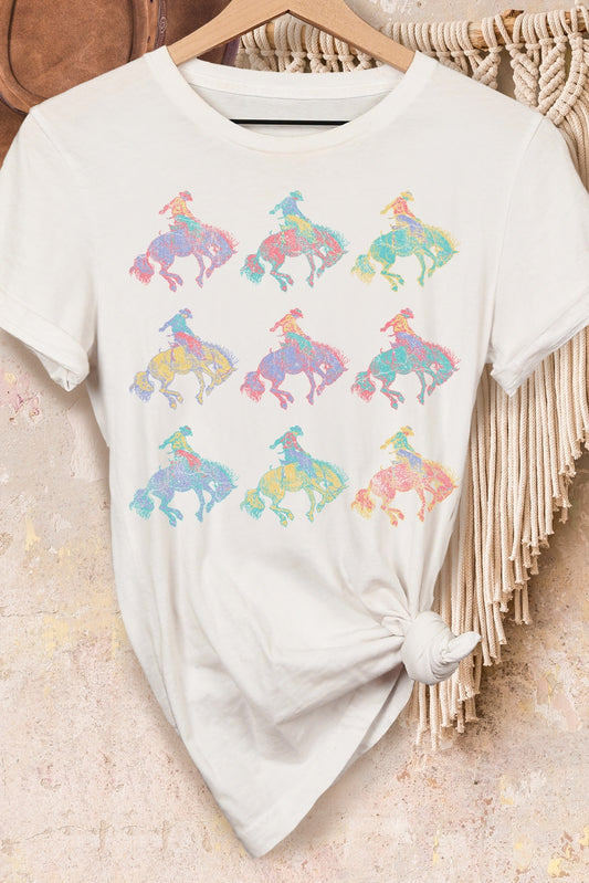 Vintage Pastel Cowboys Tee