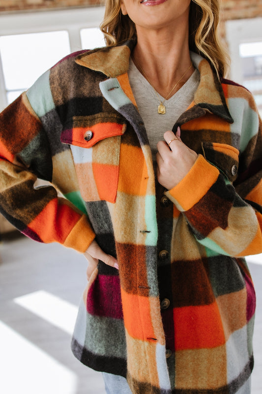 Corine Plaid Jacket