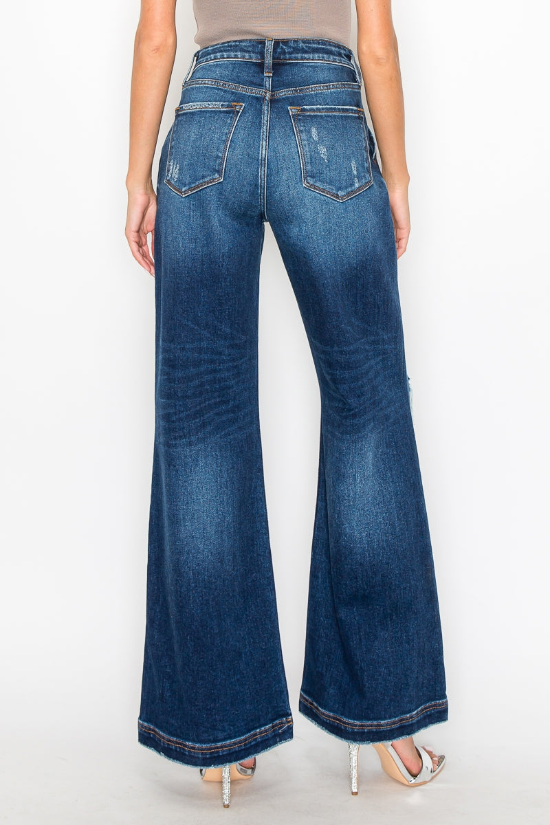 High Waist Vintage Wide Leg Jeans