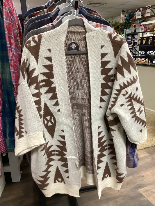 Aztec Cardigan One size fits most