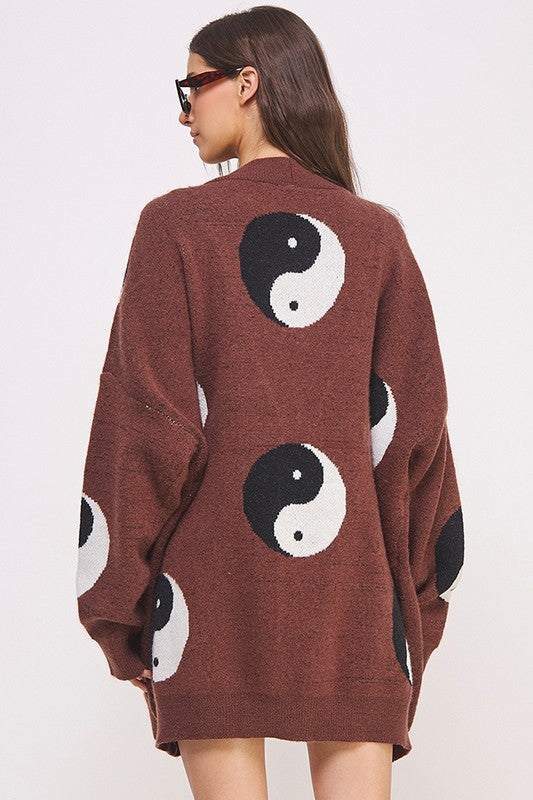 Yin and Yang Cardigan