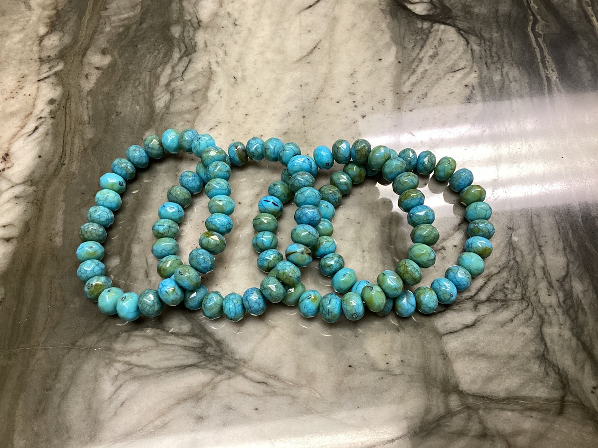 Acrylic Turquoise Bracelet