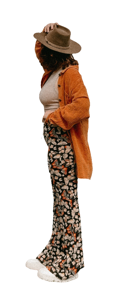 Boho Mariposa Flares