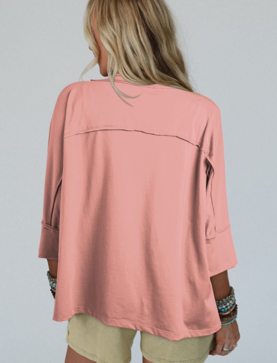 Star appliqué blouse