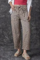 Leopard Barrel Jeans