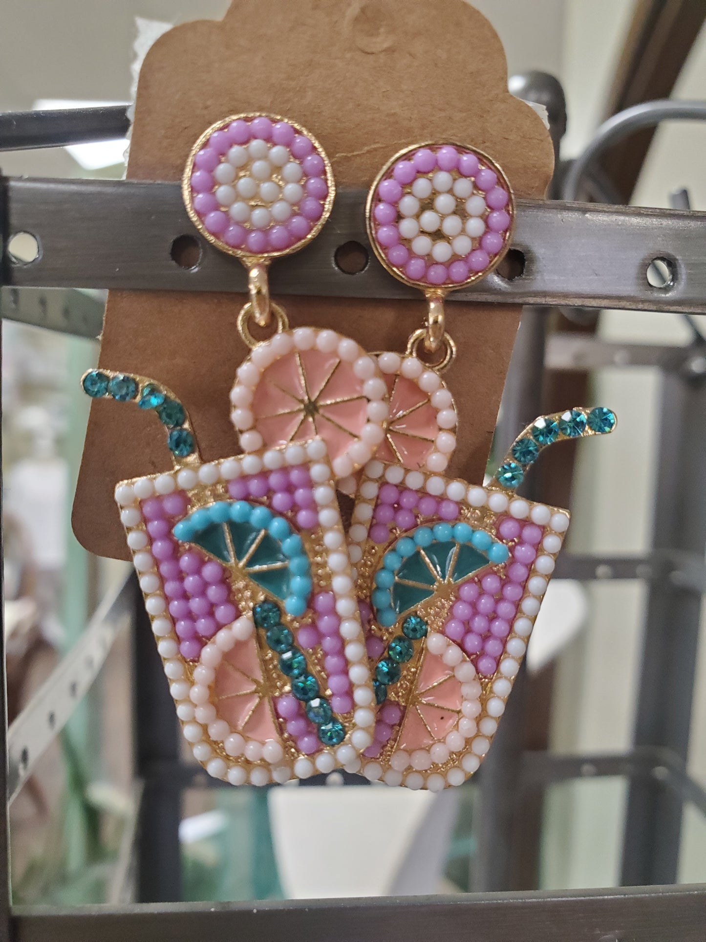 Pink Lemonade Earrings