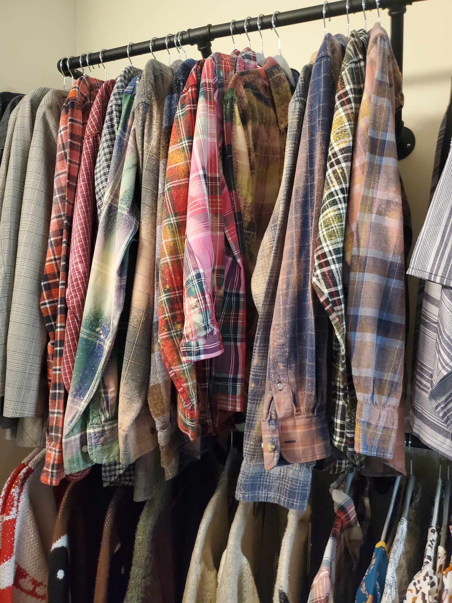 Bleached Flannel/Plaid