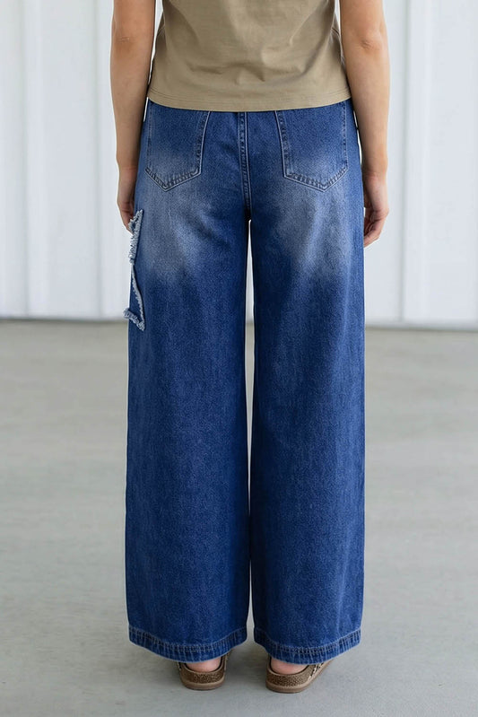 Star-Patch Jeans
